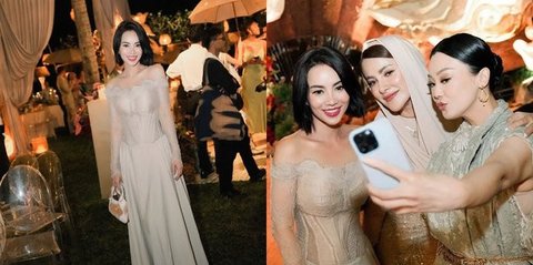 8 Potret Dearly Djoshua di Resepsi Pernikahan Luna Maya dan Maxime Bouttier, Asik Foto Bareng Para Seleb