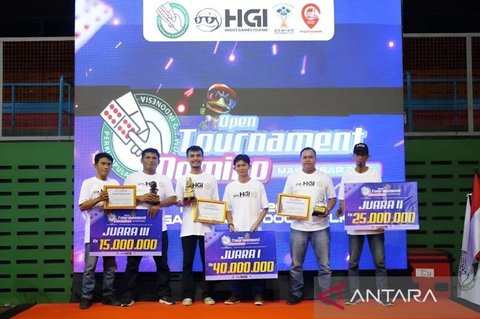 Akbar S Mandha Juarai Makassar Open Tournament Domino 2025