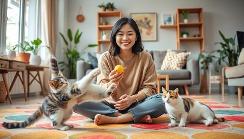 Inspirasi Kebahagiaan dari Kucing