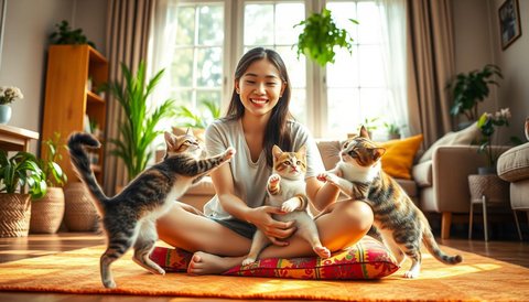 Kata Bijak tentang Keceriaan Kucing