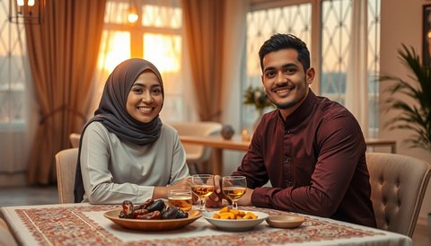 Kata Bijak Buka Puasa untuk Pasangan