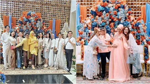 7 Potret Tamu Artis di Acara Mitoni Istri Danang DA, Ada Ayu Ting Ting Hingga Tiara Andini