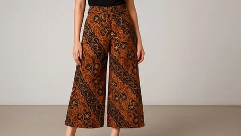 7 Inspirasi Model Kulot Batik Kekinian, Fashion Masa Kini yang Unik dan Elegan