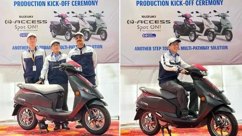 Mulai Diproduksi, Suzuki e-Access Ramaikan Pasar Skuter Listrik dengan Harga Terjangkau