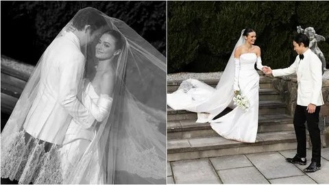 6 Potret Momen Bahagia Pernikahan Amanda Rawles dan Adriel Susanteo di Australia