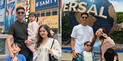 Potret Gaya Sporty Tasya Kamila Liburan ke Universal Jepang Bareng Anak-Anak dan Sang Suami, Tampil Feminim Sambil Tenteng Tas Mewah