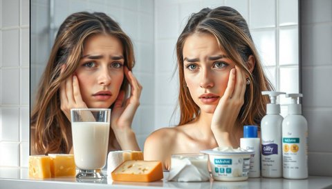 Peran Produk Susu dalam Memicu Jerawat