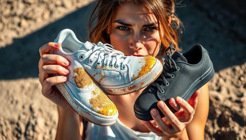 Mengapa Sepatu Putih Mudah Kotor dan Menguning