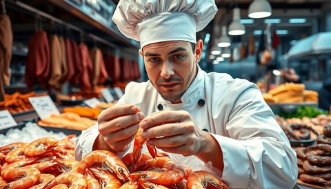 Memilih Udang Berkualitas Sebelum Dibersihkan