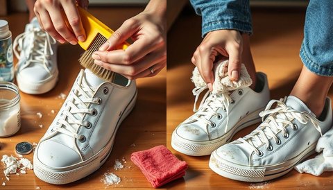 Metode Pencucian Mendalam untuk Sepatu Putih