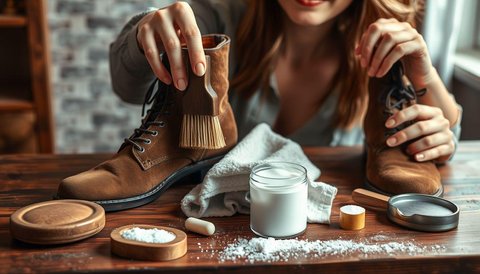 Metode Khusus untuk Sepatu Suede