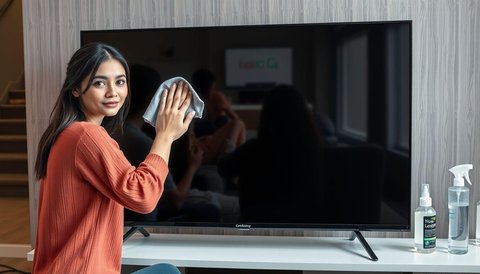 Langkah-langkah Detail Membersihkan Layar TV LED