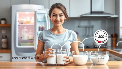 Cara Mencairkan dan Menghangatkan ASI Beku