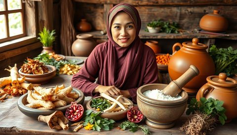 Jamu Tradisional dan Ramuan Herbal untuk Pembersihan Rahim