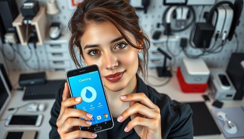 Penggunaan Aplikasi Pembersih