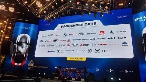 Peserta GIIAS 2025: 39 Merek Mobil Penumpang dan 16 Merek Sepeda Motor