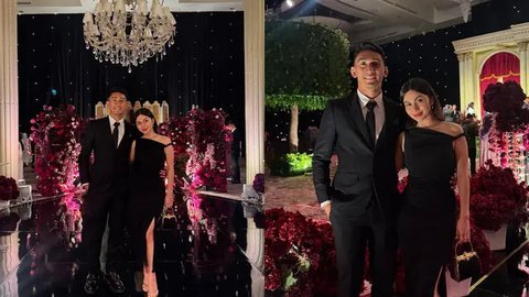 Cantik, Ariel Tatum dan Kekasihnya Tampil Glamor di Acara Kondangan