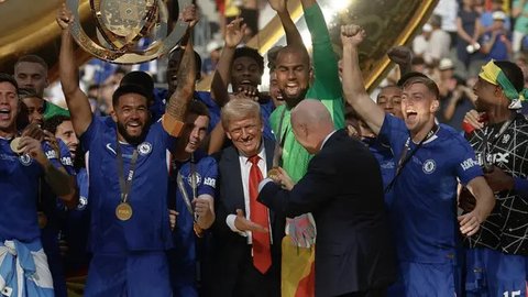 Reaksi Palmer saat Donald Trump Ikut Selebrasi Chelsea: Saya Bingung!