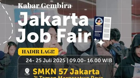 Siapkan CV, Pemprov DKI Kembali Gelar Job Fair, Catat Tanggal & Lokasinya!