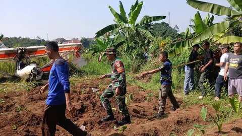 TNI AU Ungkap Kondisi Pesawat Latih yang Jatuh di Bogor Sebelum Terbang