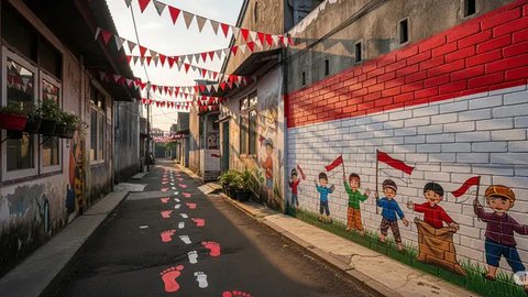 Rayakan Kemerdekaan dari Gang Rumah! Ini 6 Rekomendasi Warna Cat 17 Agustus Bikin Meriah