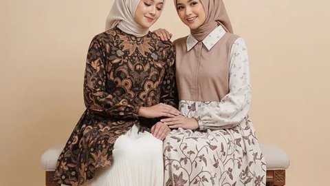 7 Model Gamis Batik dengan Kombinasi Kain Polos untuk Tren 2025, Memberikan Kesan Anggun dan Modern