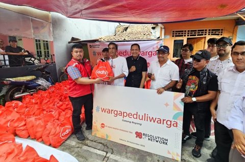 Solidaritas Tanpa Batas: 98 Resolution Network Salurkan 1.000 Paket Sembako di Jakarta, Wujud #WargaPeduliWarga