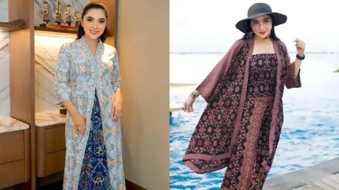Contek Gaya Kombinasi Batik ala Ashanty, buat Acara Formal hingga Liburan Anti-Saltum