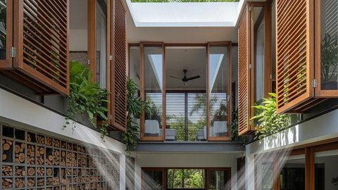 6 Ide Desain Ventilasi Rumah Minimalis, Gabungkan Fungsi dan Etetika Berika Udara Segar