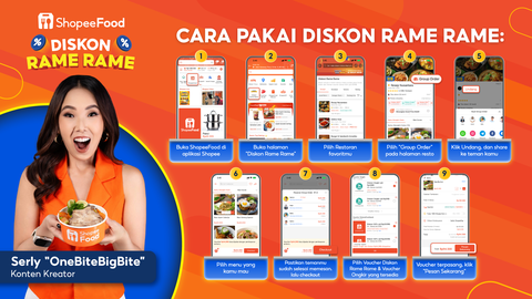Cara Pakai Diskon Rame Rame Menggunakan Fitur Group Order.