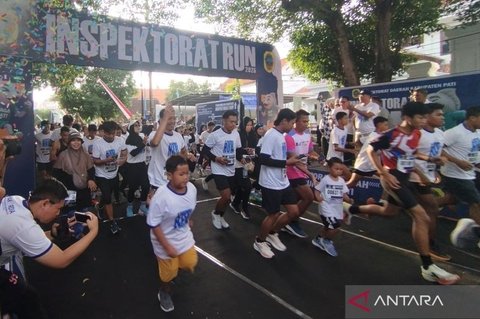 Pemkab Pati Gelar Inspektorat Run, Kampanye Antikorupsi di Hakordia 2025