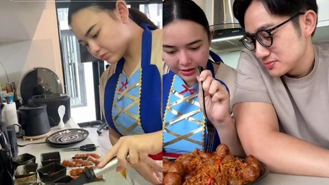 Mewah dan Canggih, Potret Dapur Amanda Manopo yang Nyaman untuk Memasak Menu Kesukaan Kenny Austin