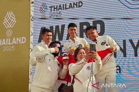 Peran Besar Perbakin Antar Tim Menembak Indonesia Raih Emas Beregu di SEA Games 2025