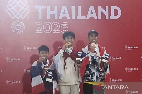 Dramatis! Basral Graito Raih Emas SEA Games Skateboard Putra di Detik Terakhir