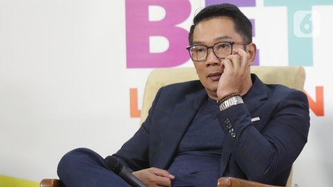 <p>Ridwan Kamil saat menghadiri acara Climate Talk, Bisnis Karbon, Solusi Atau Perangkap Bagi Indonesia di gedung KLY Jakarta, Rabu 26 Februari 2025. (Liputan6.com/Helmi Fithriansyah)</p>