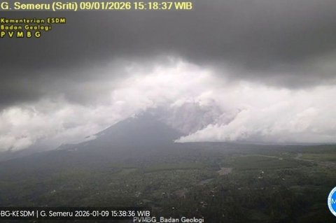 Erupsi Gunung Semeru: Awan Panas Meluncur 4 Km, Status Siaga Ditetapkan