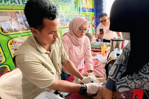 Dinas Peternakan OKU Timur Gelar Gebyar Vaksin Gratis, Perkuat Pencegahan Rabies