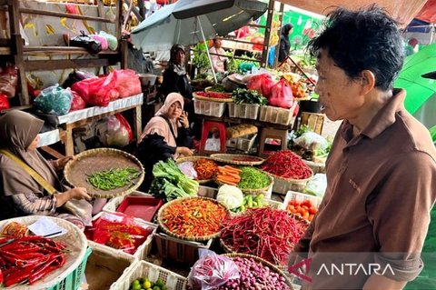 Harga Pangan Komoditas: Bawang Merah Tembus Rp44.750/Kg, Cabai Rawit Rp74.650/Kg