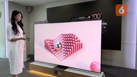 Ubah Rumah Jadi Bioskop Pribadi, LG Luncurkan TV Raksasa QNED evo AI