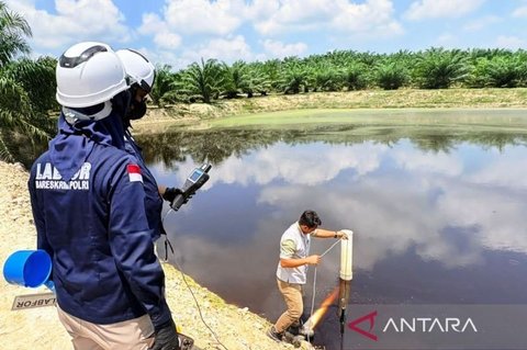 Bareskrim Polri Ambil Sampel Dugaan Pencemaran Limbah PKS di Nagan Raya