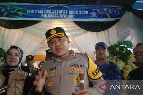 Kapolresta Kendari Pastikan Kesiapan Pos Pengamanan Lebaran 2026 untuk Mudik Aman