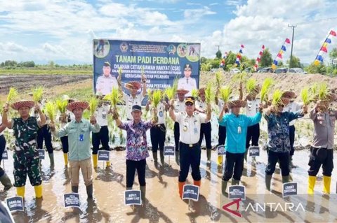 Kanwil Ditjenpas Kalsel Giatkan Program Cetak Sawah Rakyat untuk Ketahanan Pangan