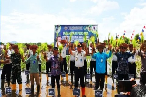 Rutan Pelaihari Ajak Warga Binaan Garap 20 Hektare Sawah, Bekal Keterampilan Mandiri