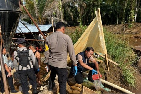 Polisi Temukan Luapan Limbah Emas Aceh Barat Daya, Belum Cemari Permukiman Warga