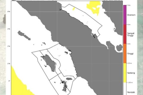 BMKG Ingatkan Nelayan Waspada Potensi Gelombang Tinggi di Perairan Sumut