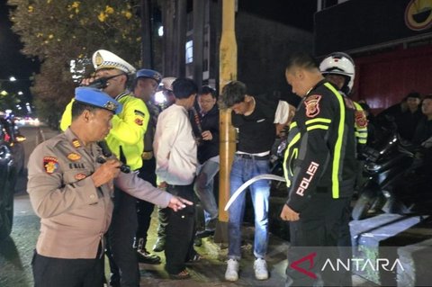 Gencarkan Razia Knalpot Bising, Polres Cianjur Amankan Ratusan Sepeda Motor