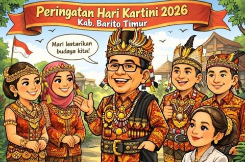 ASN Barito Timur Wajib Kenakan Batik dan Busana Adat Peringati Hari Kartini 2026