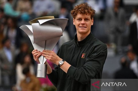 Jannik Sinner Siap Ukir Sejarah di Internazionali BNL d'Italia Roma Setelah Juara Madrid
