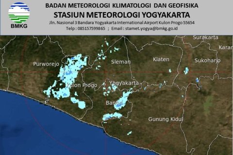 BMKG: MJO Berkontribusi pada Pembentukan Awan Hujan, Simak Prakiraan Cuaca DIY 18-20 Mei 2026
