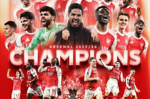 Arsenal Konfirmasi Parade Juara Liga Inggris 31 Mei, Berpeluang Raih Double Winners